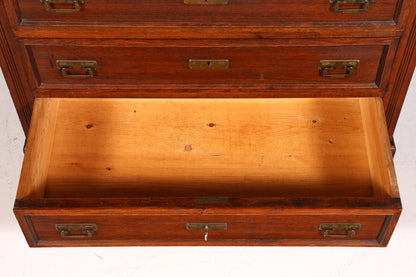 Wunderschöne Jugendstil Kommode Gründerzeit Eiche Antik Schubladenkommode Sideboard