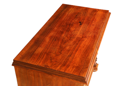 Stilvolles Gründerzeit Kommode Louis Philippe Schubladenkommode Nussbaum Sideboard um 1880