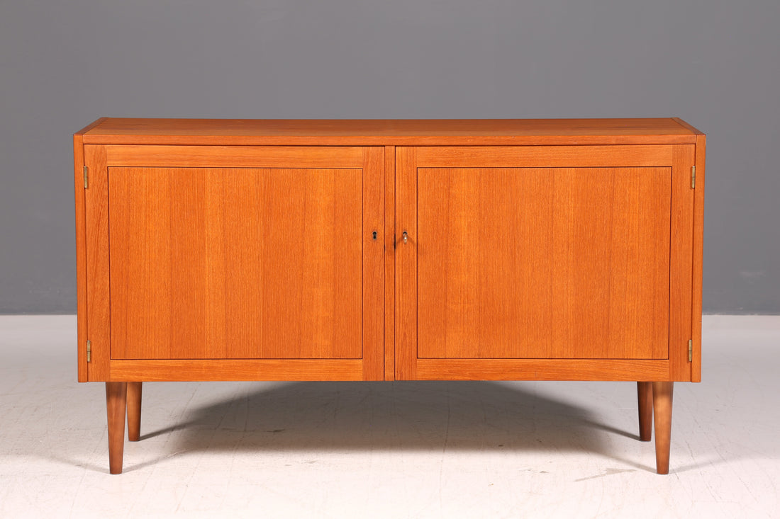 Wunderschönes Mid Century Sideboard Teak Holz Vintage Schrank Retro 60er Anrichte Danish Design TV Schrank