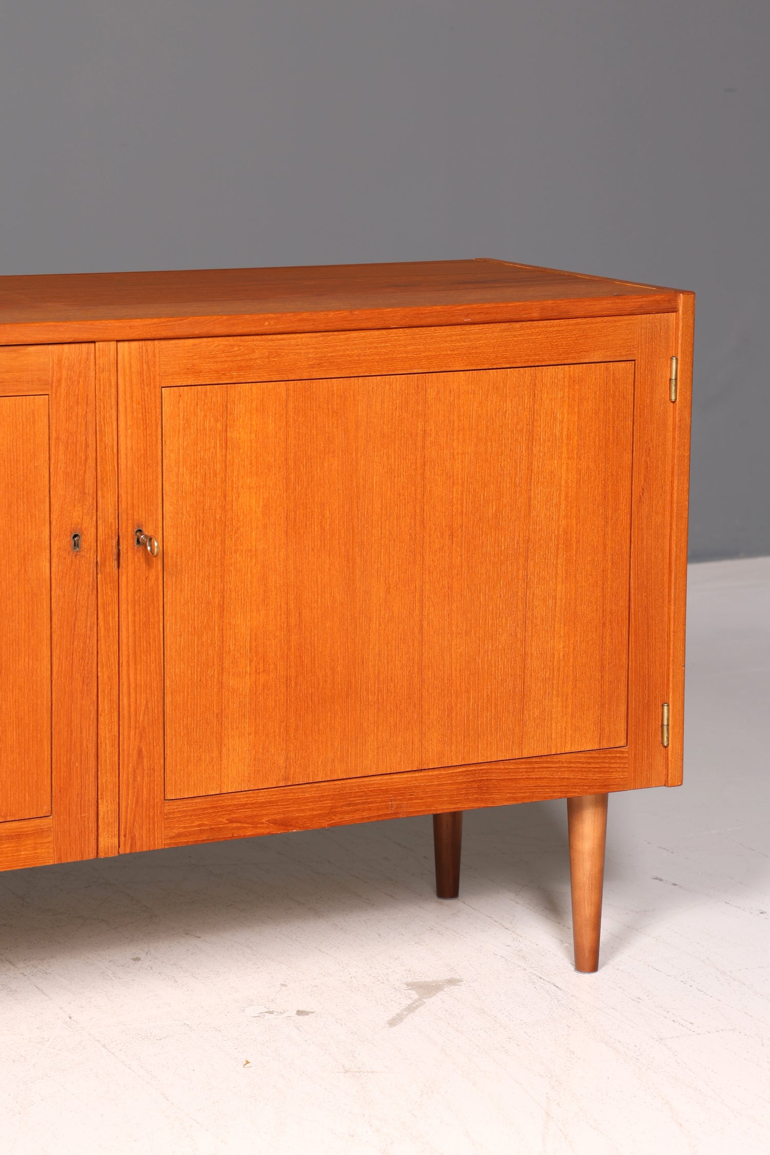 Wunderschönes Mid Century Sideboard Teak Holz Vintage Schrank Retro 60er Anrichte Danish Design TV Schrank