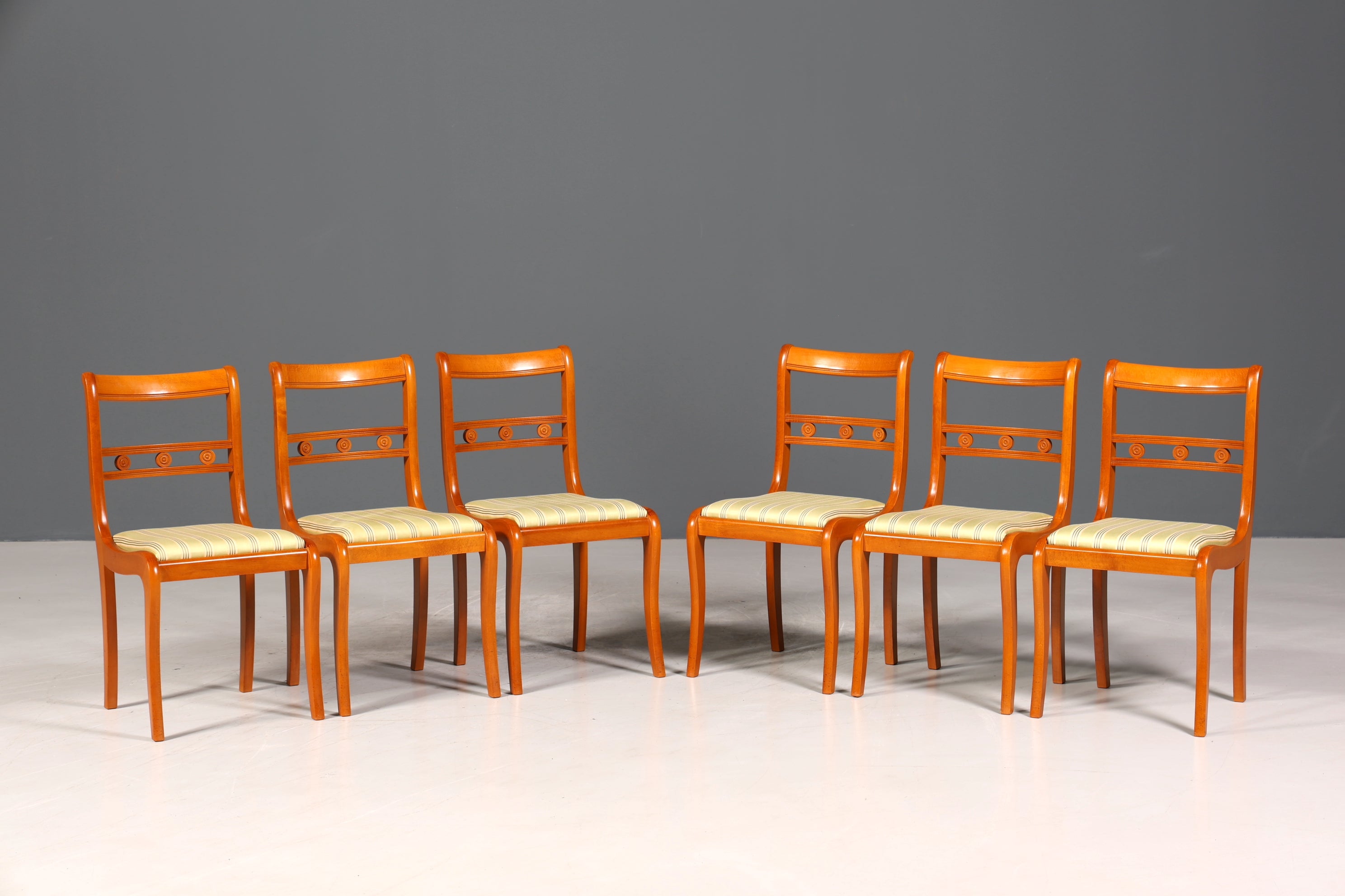6x Edle Englische Stühle Englisch Dining Chairs Antik 60er Jahre Küchenstühle Stuhlset