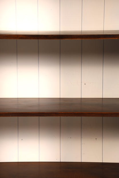 Traumhaftes massiv Holz Regal mit Leiter Kolonial Schrank Antik Stil Bücherregal Kommode Bibliothek