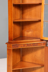 Wunderschöne Englische Eckvitrine Antik 60s Schrank Eckschrank Glasvitrine Vitrine