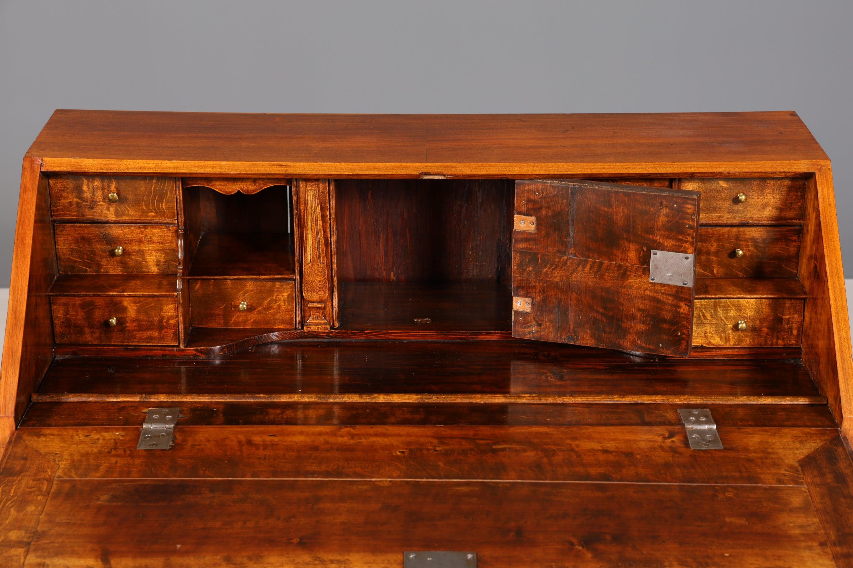 Wunderschöner Englischer Sekretär echt Holz Schreibkommode UK Antik Schreibtisch Kommode