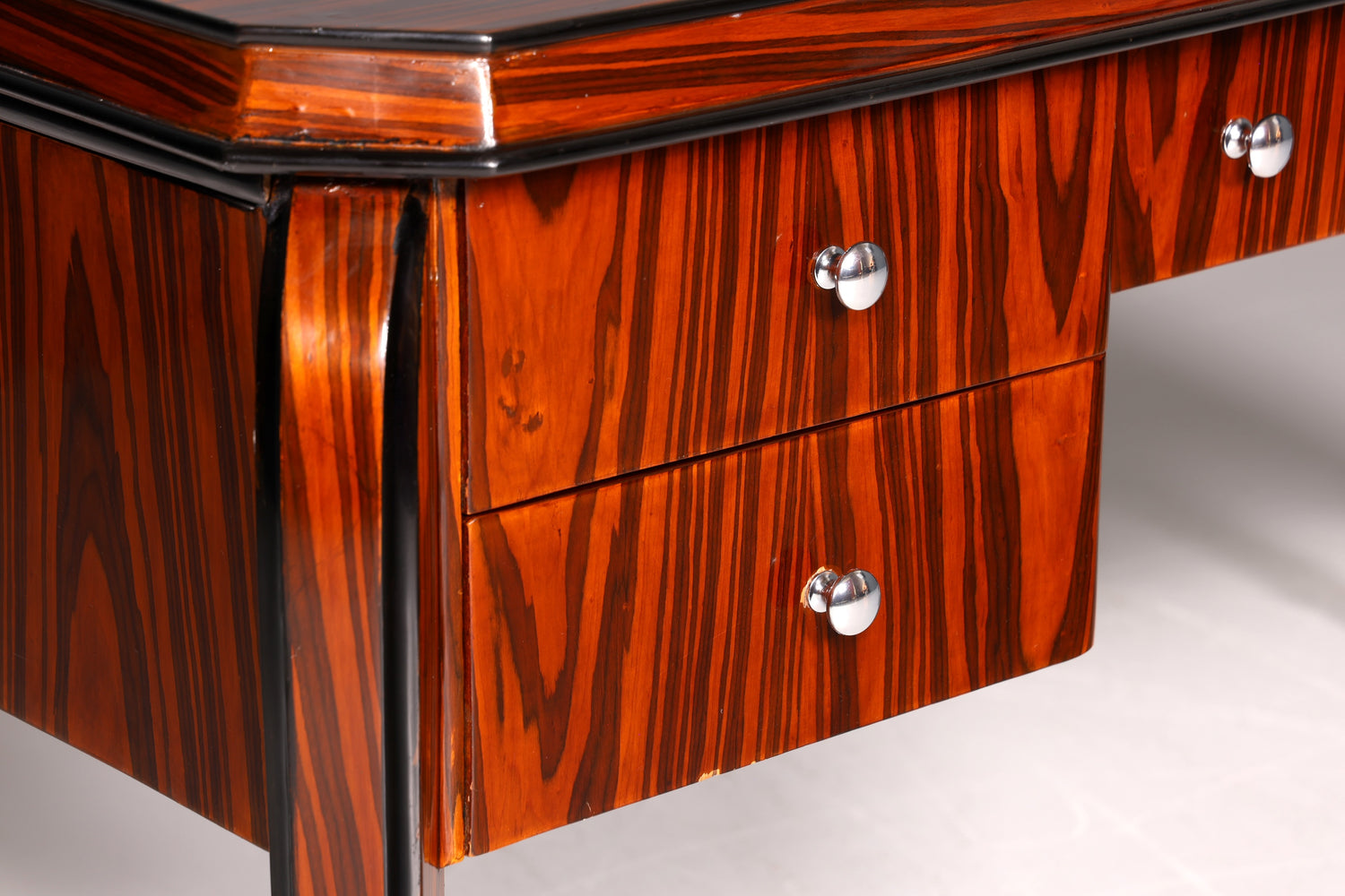 Wunderschöner Art Deco Stil Schreibtisch Bürotisch Antik Stil Office Desk