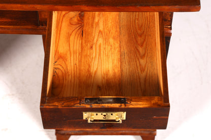 Wunderschöner Jugendstil Schreibtisch echt Holz Office Table Antik Bürotisch