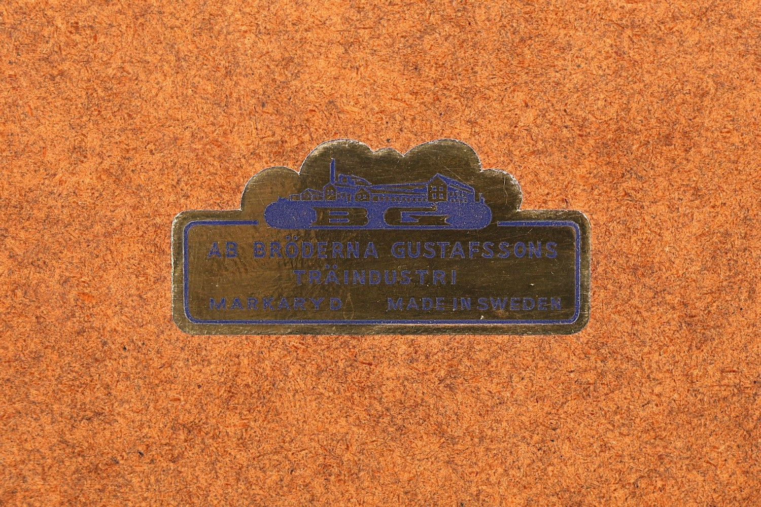 Schlichter Mid Century Rollladen Sekretär von Bröderna Gustafssons Büro Schrank Schreibkommode 60s Schreibmöbel