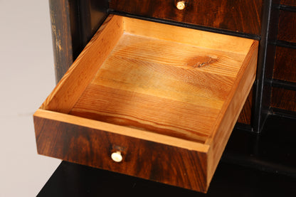 Stilvoller Biedermeier Sekretär Vertiko Antik Kommode Louis Philippe Schreibkommode