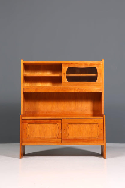 Wunderschönes Mid Century Schrank Vintage Highboard Küchenschrank Regal Retro Vitrine 60er Jahre Kommode