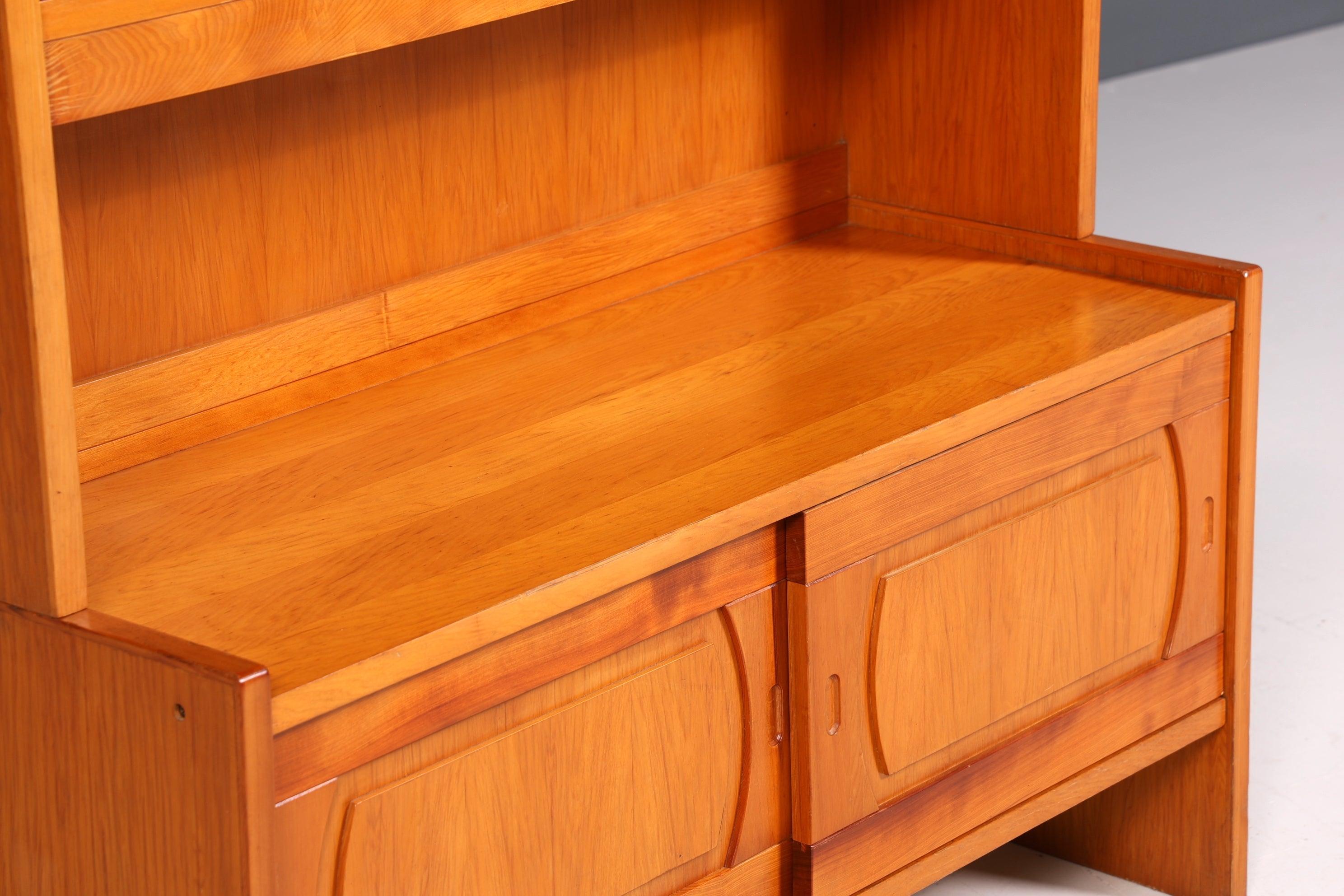 Wunderschönes Mid Century Schrank Vintage Highboard Küchenschrank Regal Retro Vitrine 60er Jahre Kommode