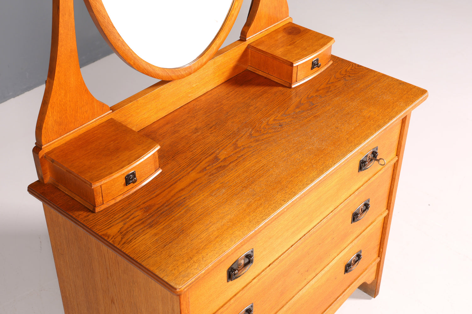 Traumhafte Jugendstil Kommode Antik Sideboard mit Spiegel Flurkommode Frisierkommode