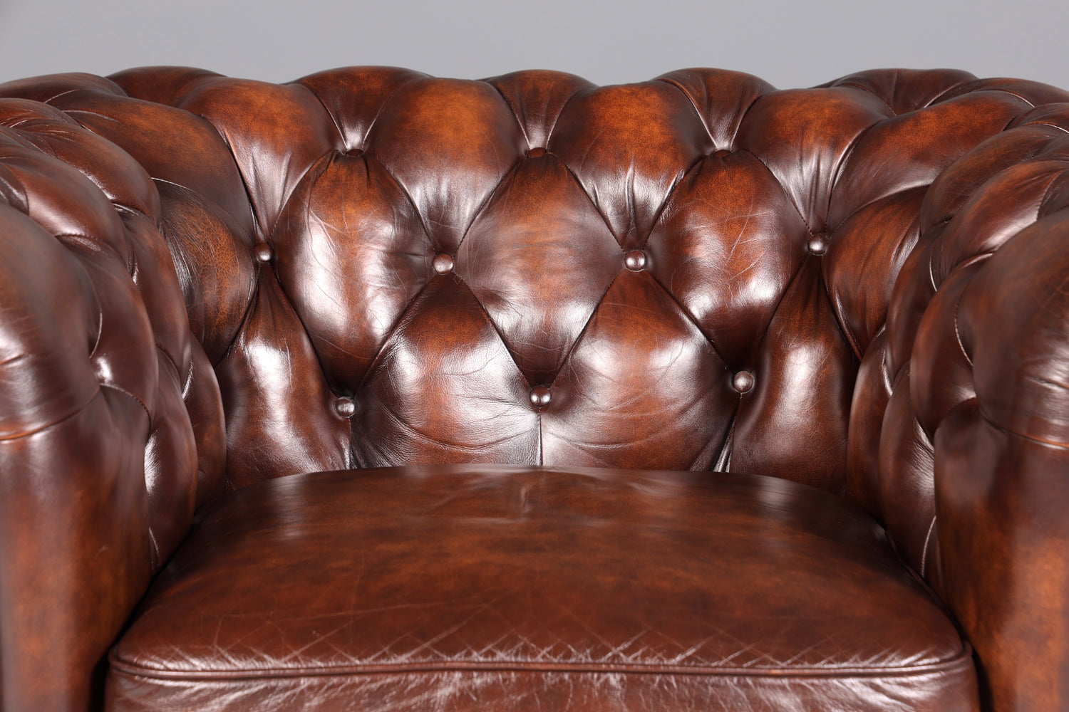 Stilvoller Original Chesterfield Sessel Englischer Armlehnsessel Englisch Herrensessel