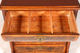 Stilvolle Gründerzeit Kommode Louis Philippe Nussbaum Schubladen Kommode Sideboard um 1880