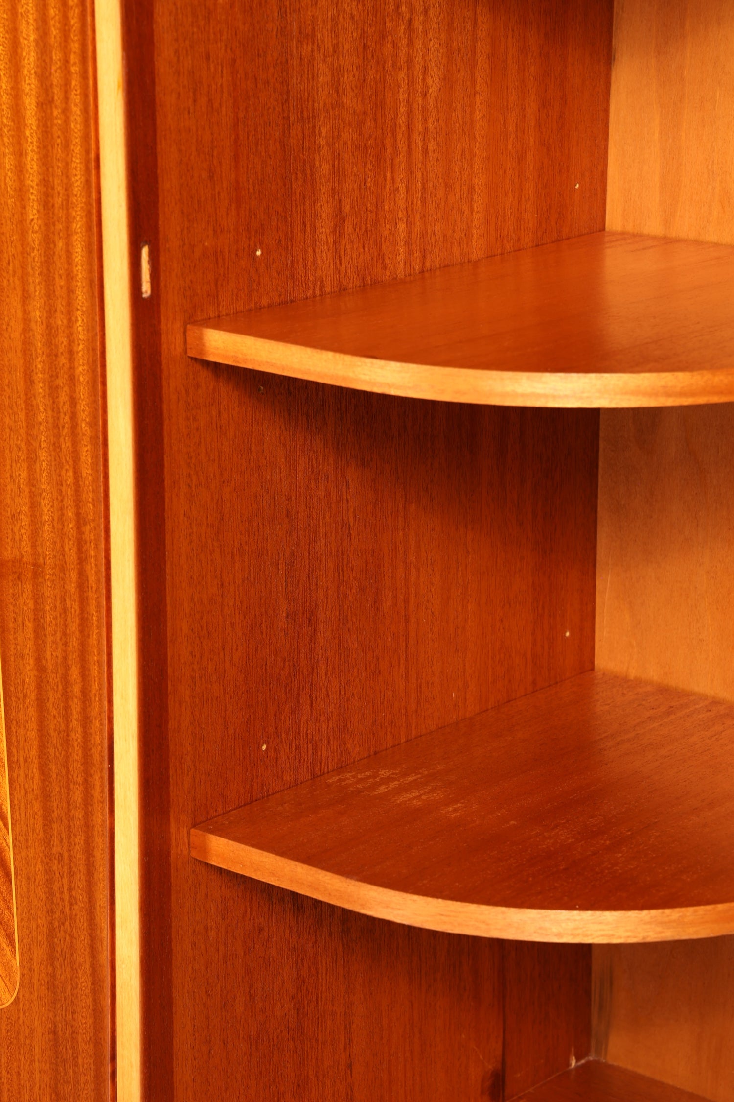 Traumhafter geschwungener Schrank Antik Sideboard Highboard um 1950 Aktenschrank Barock Stil