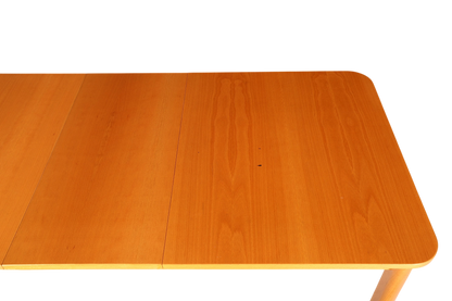 Schlichter Mid Century Esstisch ausziehbarer Vintage Tisch Retro Küchentisch