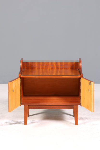 E838 Finish Wunderschöne Mid Century Kommode Vintage Nachttisch 60s Schubladenkommode