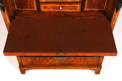 F841 Finish Wunderschöner Gründerzeit Sekretär Kommode Jugendstil Schubladenkommode Antik Vertiko