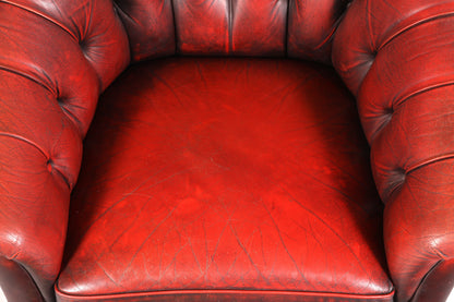 F845 Finish Stilvoller Original Chesterfield Sessel Englischer Armlehnsessel Englisch Herrensessel