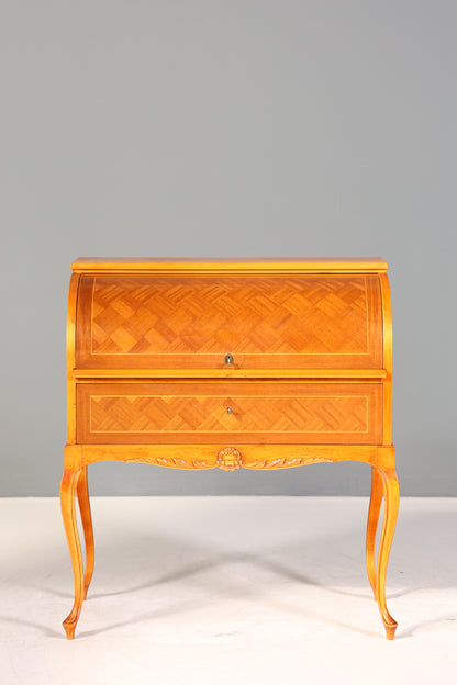 Wunderschöner Rollladen Sekretär Chippendale Stil um 1940 Büro Kommode Schreibkommode