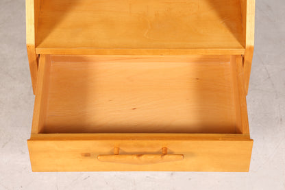 Traumhafte Hellerau Kommode Mid Century Nachttisch echt Holz Beistelltisch VEB Möbel 1 von 2