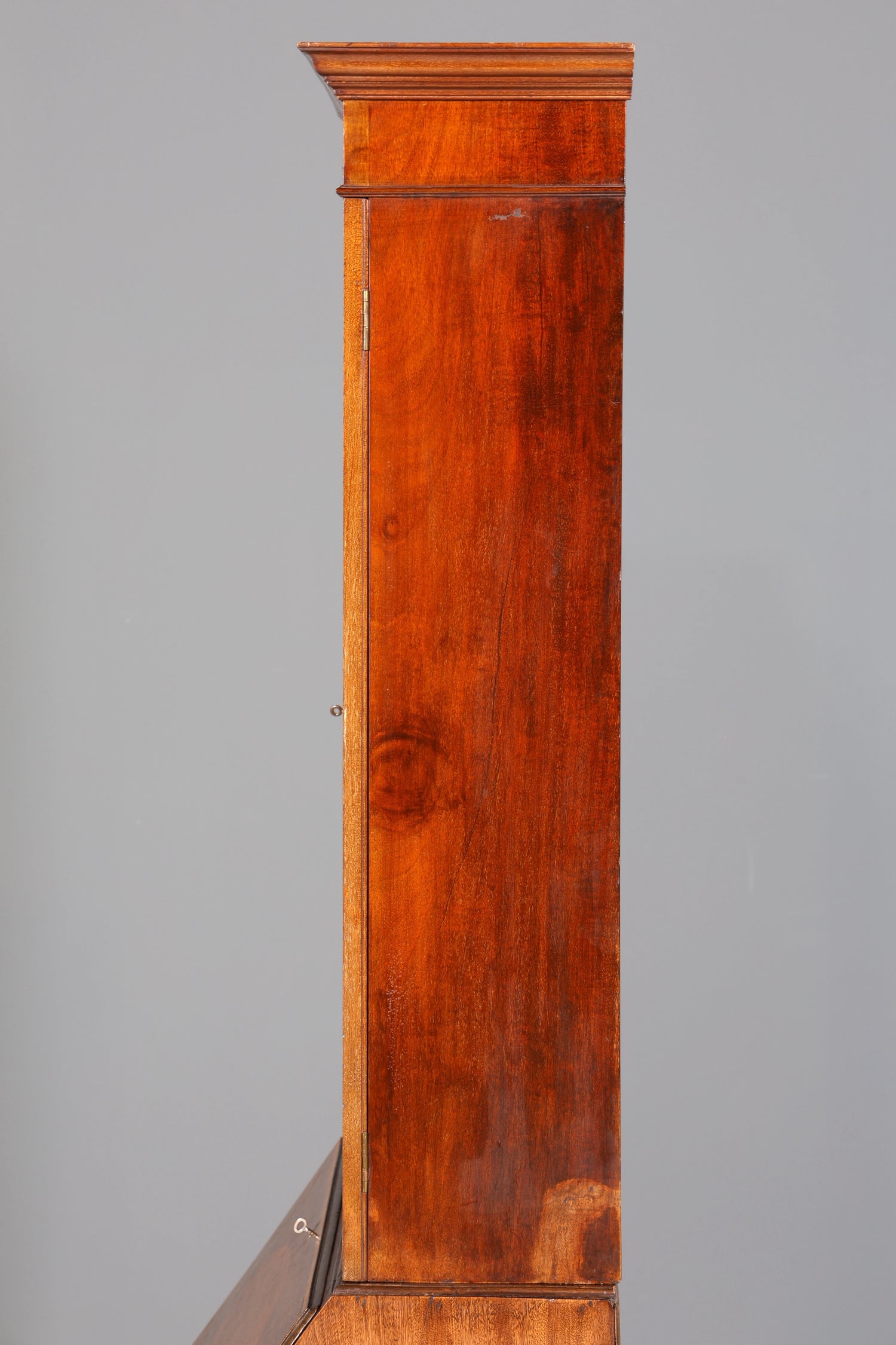 Stilvoller Englischer Sekretär Büro Aufsatzsekretär Antik 60S Vitrinen Schrank UK