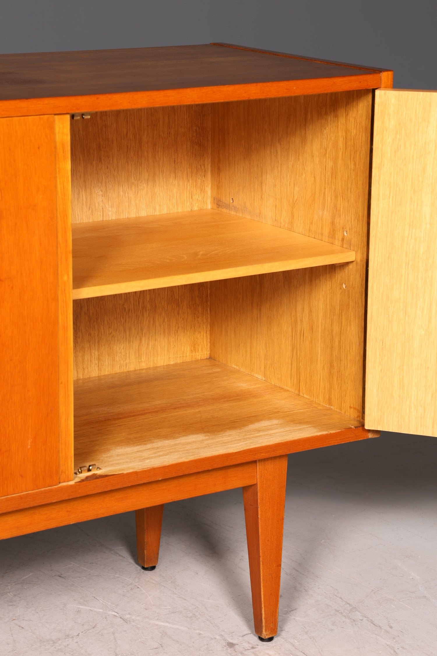 Original Hellerau Franz Ehrlich 602 Sideboard Mid Century TV Schrank VEB