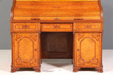 Beeindruckender Louis Philippe Sekretär Antik Rollladen Sekretär Schreibtisch Nussbaum Aufsatzsekretär