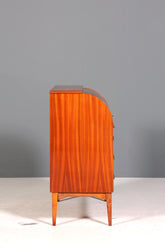 Wunderschöner Mid Century Rollladen Sekretär echt Holz Büro Schrank Vintage Schreibkommode