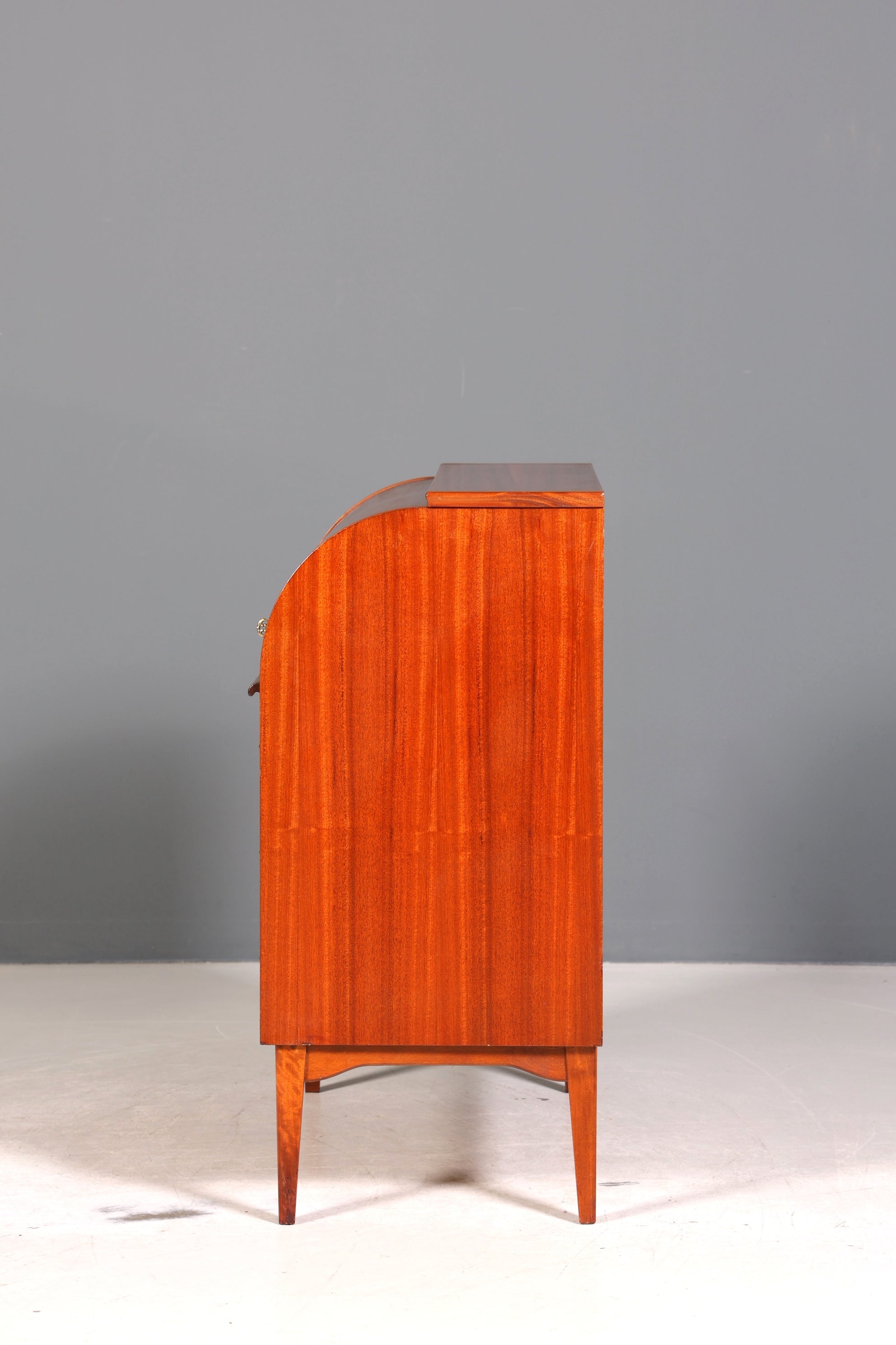 Wunderschöner Mid Century Rollladen Sekretär echt Holz Büro Schrank Vintage Schreibkommode