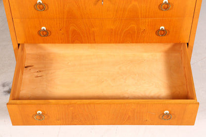 Stilvoller Mid Century Rollladen Sekretär echt Holz Büro Schrank Vintage Schreibkommode