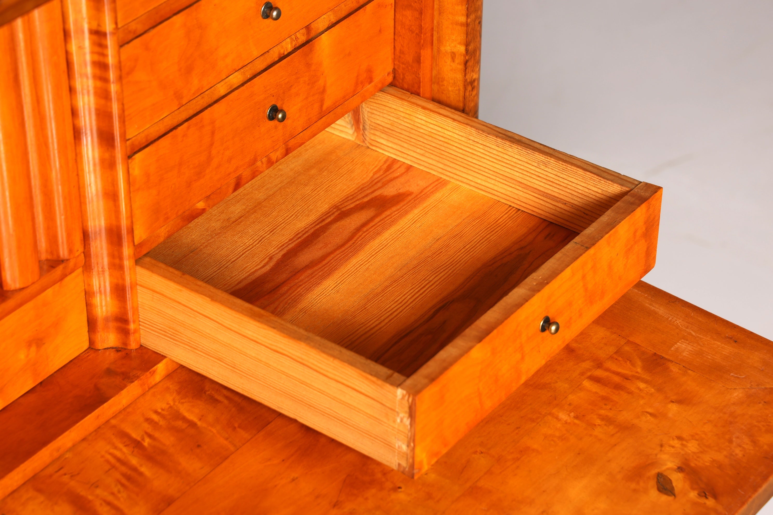 F878 Finish cm Wunderschöner Gründerzeit Sekretär Kommode Jugendstil Schubladenkommode Antik Vertiko