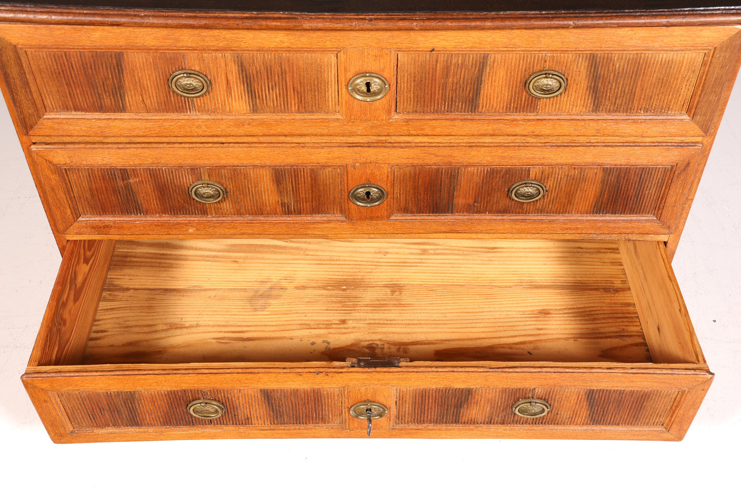 Beeindruckende Original Barock Kommode um 1780 Sideboard Antik massiv Holz Eiche Schubladenkommode