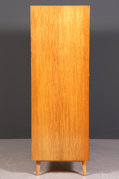 Traumhafter Mid Century Kleiderschrank Vintage Schrank Retro Wäscheschrank Dielenschrank