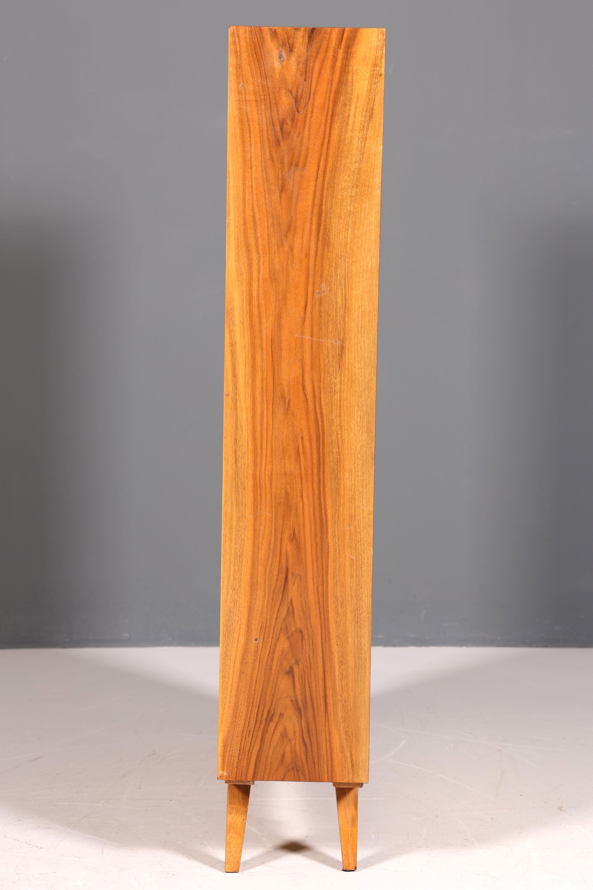 Wunderschönes Original Musterring Regal Mid Century Bücherregal Retro echt Holz Buchablage 1 von 2