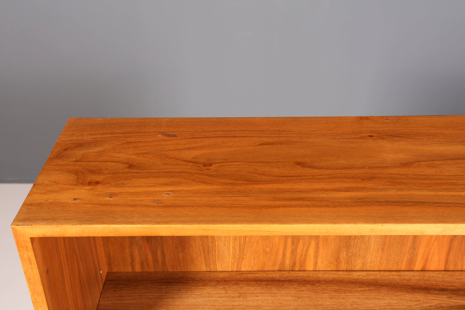 Wunderschönes Original Musterring Regal Mid Century Bücherregal Retro echt Holz Buchablage 2 von 2