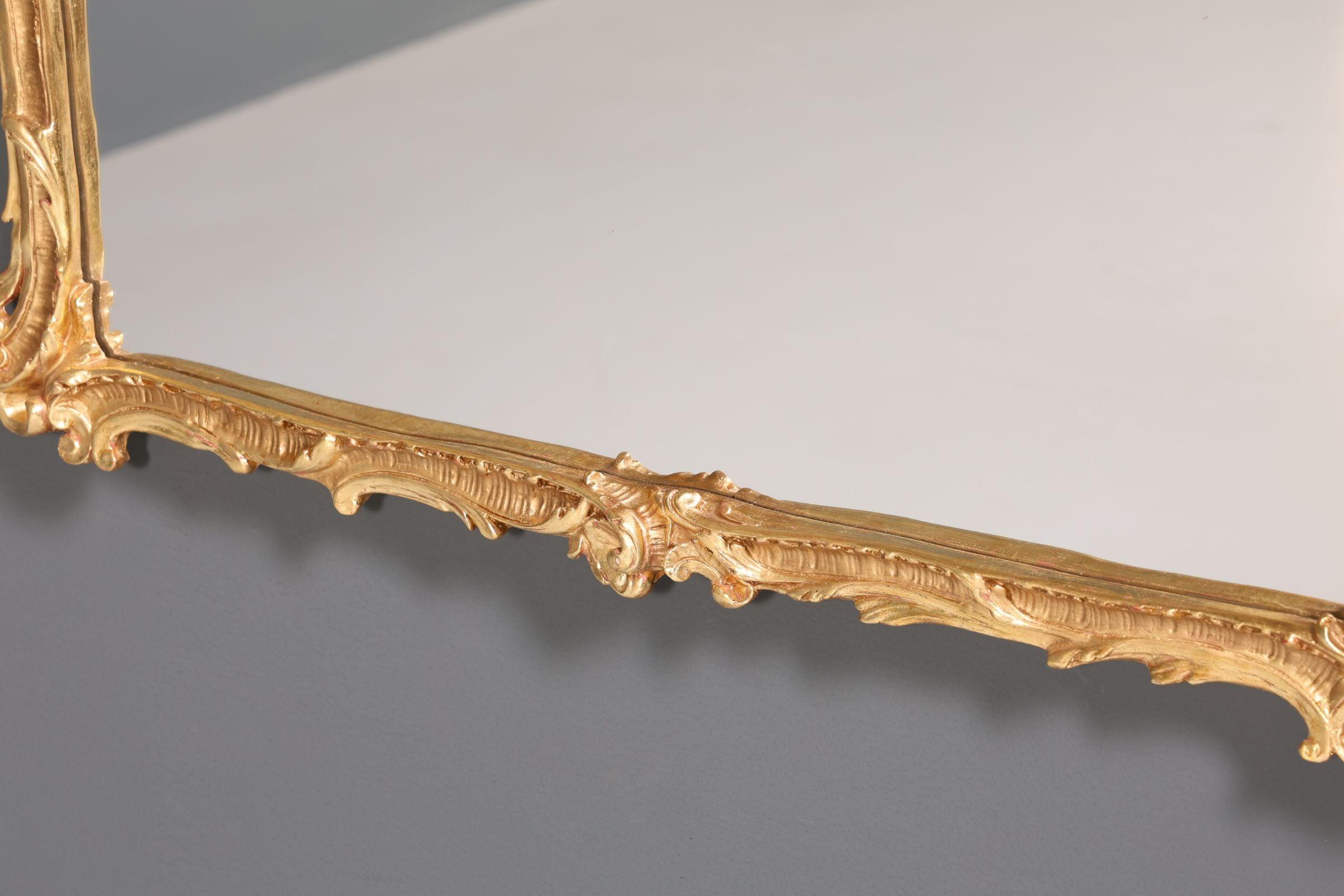 Traumhafter Prunk Barock Stil Wandspiegel Ornamenten Gold Spiegel Flurspiegel Spiegel