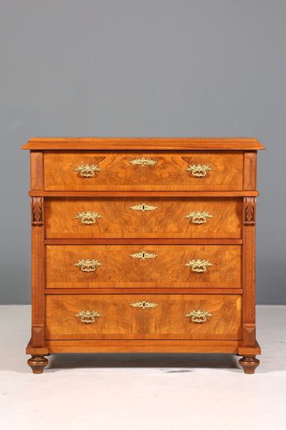 Stilvolle Gründerzeit Kommode Jugendstil Antik Sideboard Schubladenkommode Wäschekommode