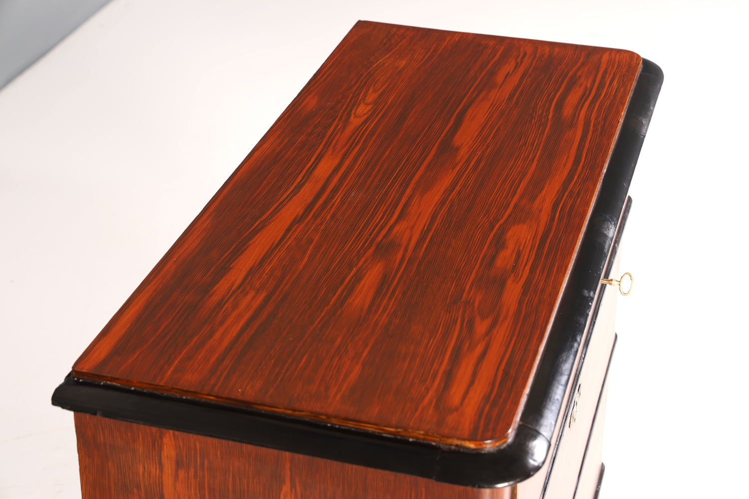 Edle Louis Philippe Kommode um 1880 Biedermeier Antik Mahagoni Sideboard Schubladen Kommode