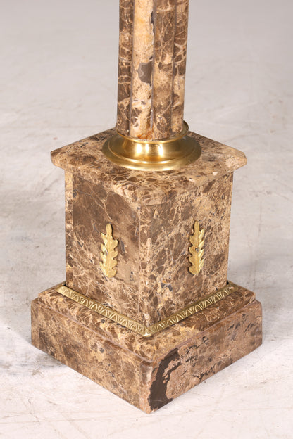 Wunderschöne Barock Stil Säule Louis XV Marmor Blumensäule Naturstein Sockel Ablage