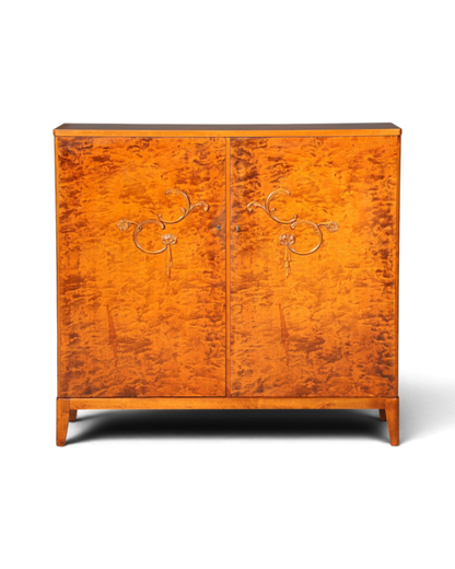 E897 Finish Stilvoller Original Art Deco Schrank Vertiko Kleiderschrank um 1940