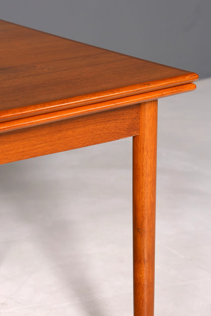 F903 Finish cm Traumhafter Mid Century Esstisch ausziehbarer Danish Design Teak Holz Küchentisch Esszimmer Tisch