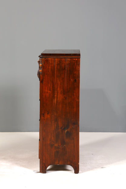 Wunderschöne Louis Philippe Kommode Gründerzeit Vertiko Schubladen Kommode um 1880