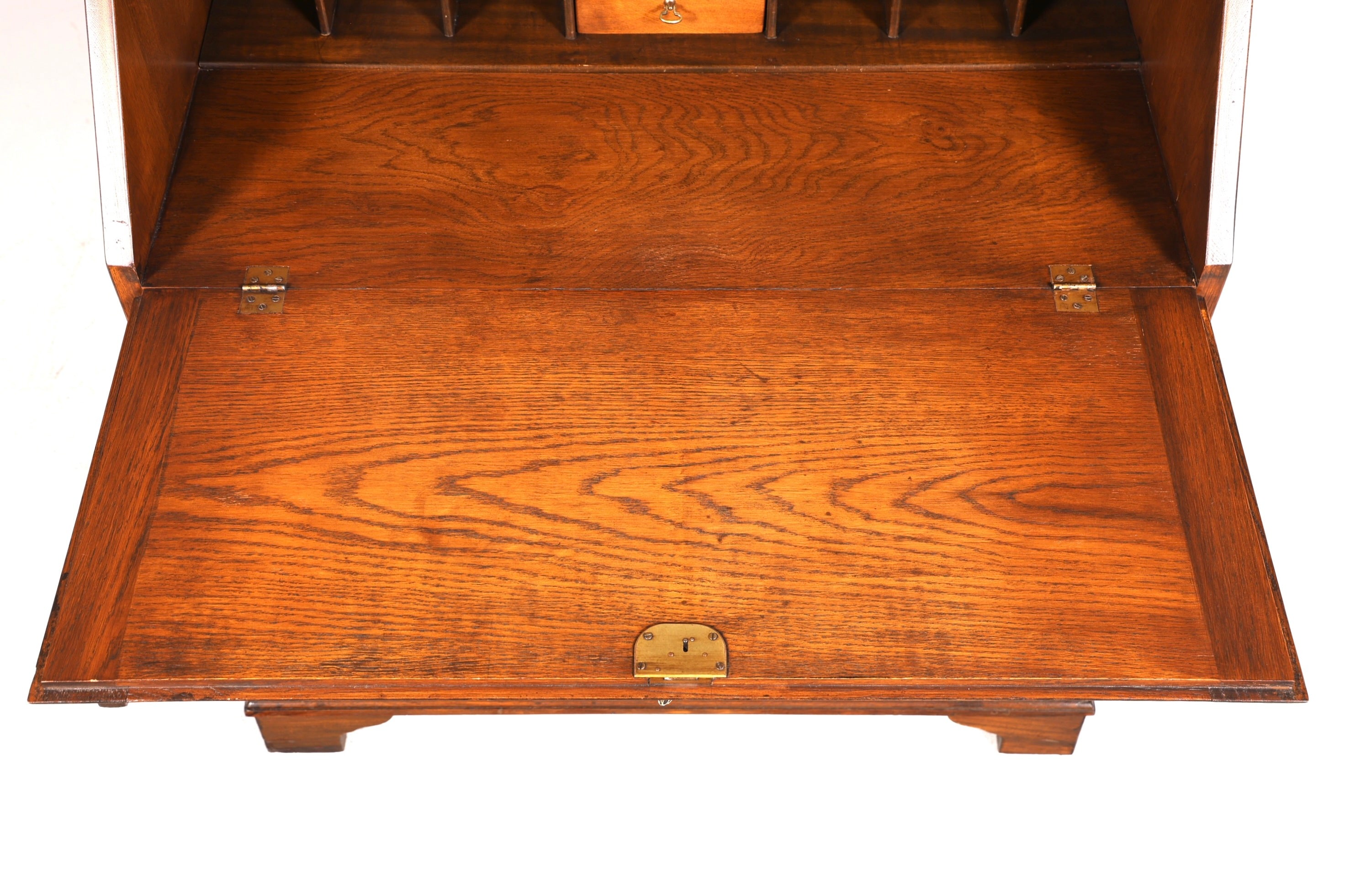 Edler Englischer Sekretär Eiche Holz Reprodux Bürotisch Bevan Funnell Office Table Schreibkommode