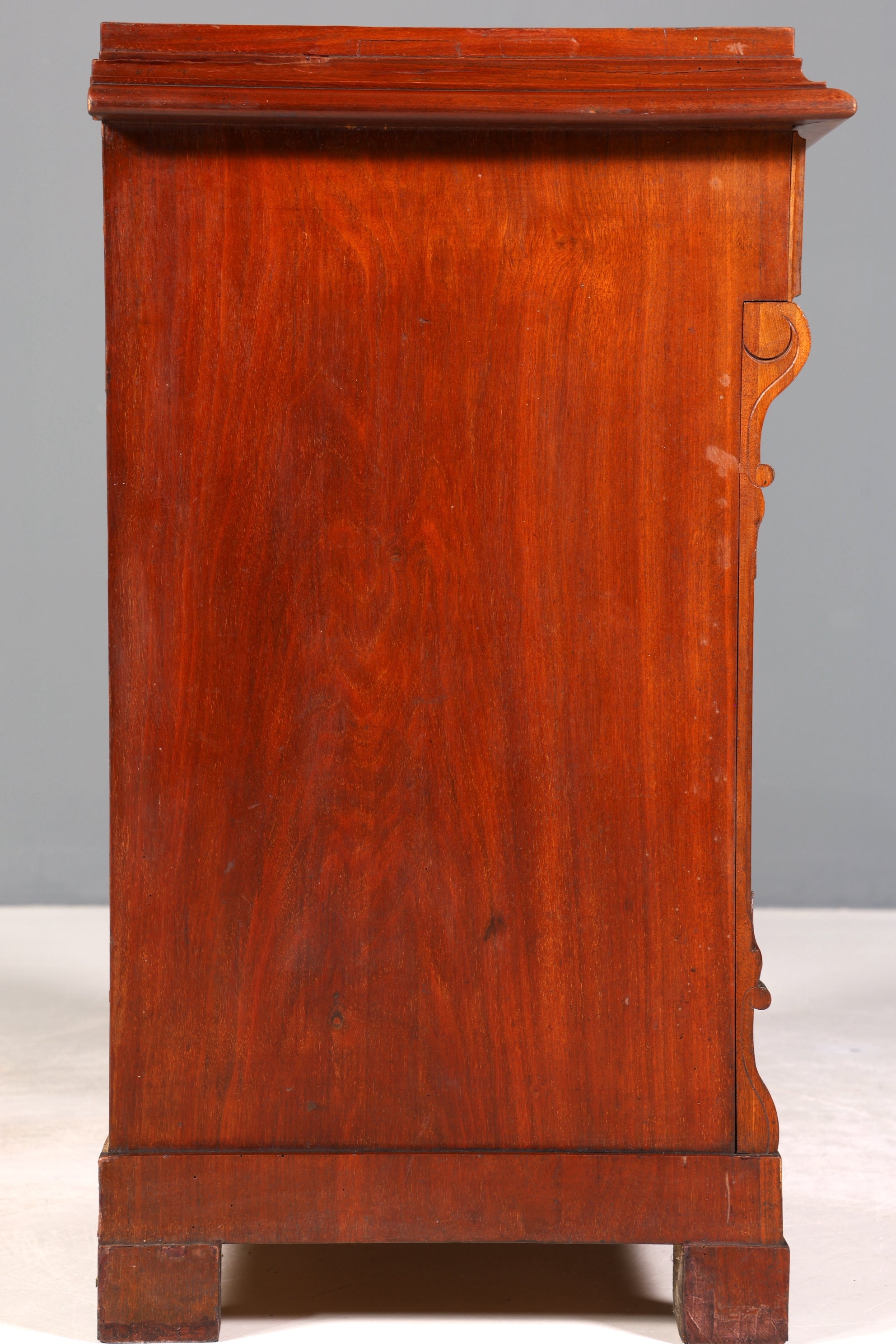 Wunderschöne Gründerzeit Kommode Louis Philippe Nussbaum Schubladen Kommode Sideboard um 1880