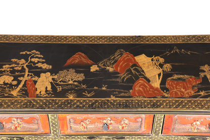 Wunderschöner Chinesische Konsole Altartisch China Tisch mit Asiatischen Motiven Ablagetisch Asia Antik