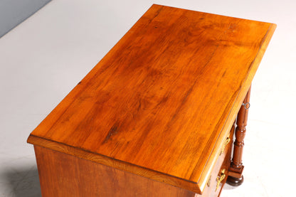 E910 Finish Wunderschöne Gründerzeit Kommode Louis Philippe Nussbaum Schubladen Kommode Sideboard um 1880