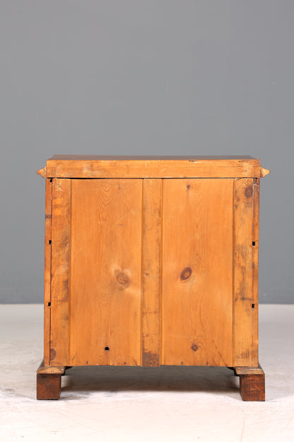 E914 Finish cm Wunderschöne Gründerzeit Kommode Louis Philippe Nussbaum Schubladen Kommode Sideboard um 1880