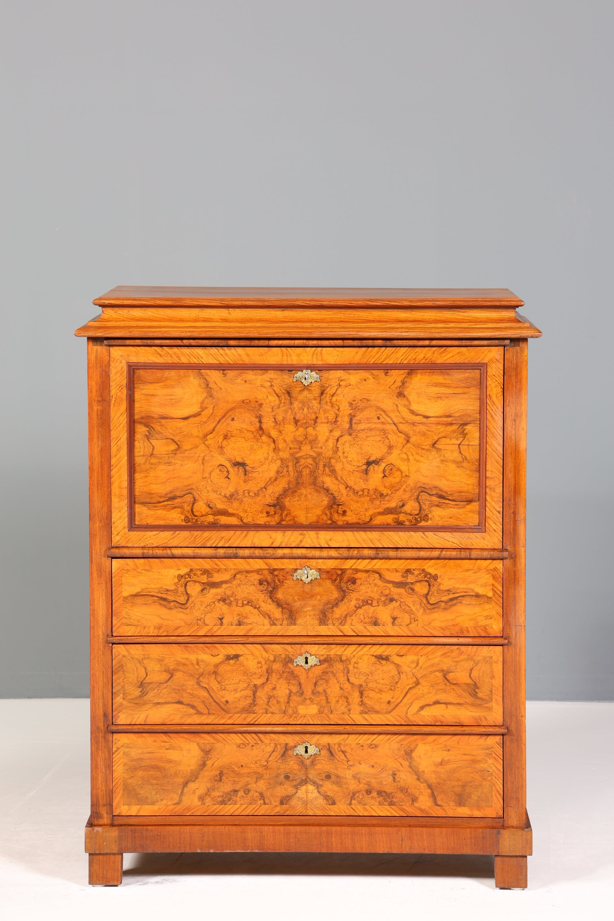 Wunderschöner Louis Philippe Sekretär um 1880 Gründerzeit Vertiko Antik Schrank Chiffoniere