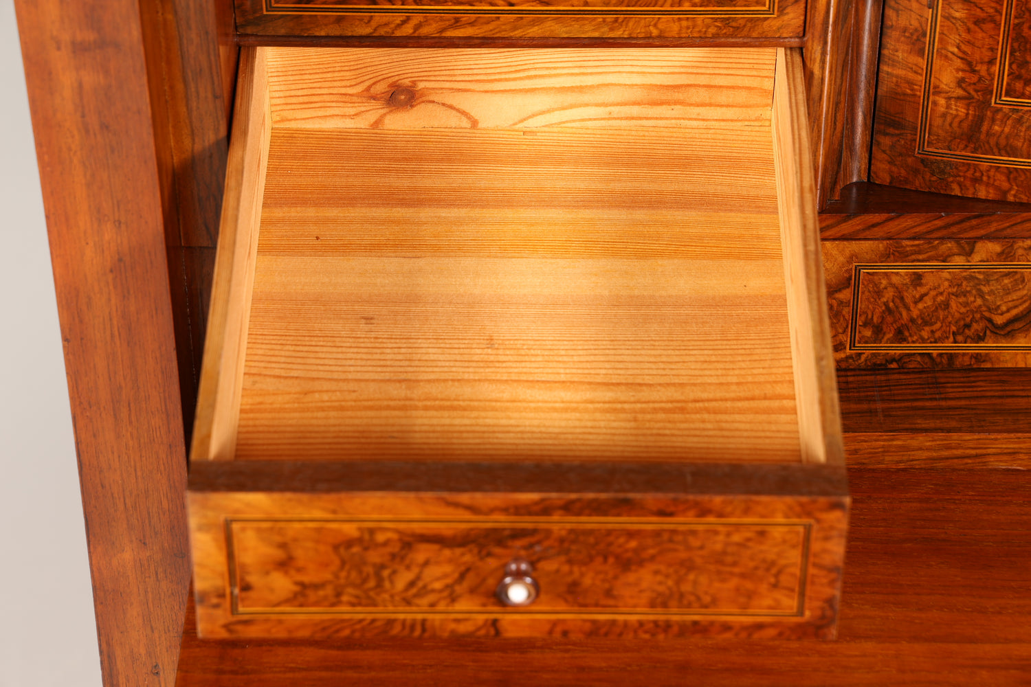 Wunderschöner Louis Philippe Sekretär um 1880 Gründerzeit Vertiko Antik Schrank Chiffoniere