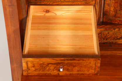 Wunderschöner Louis Philippe Sekretär um 1880 Gründerzeit Vertiko Antik Schrank Chiffoniere